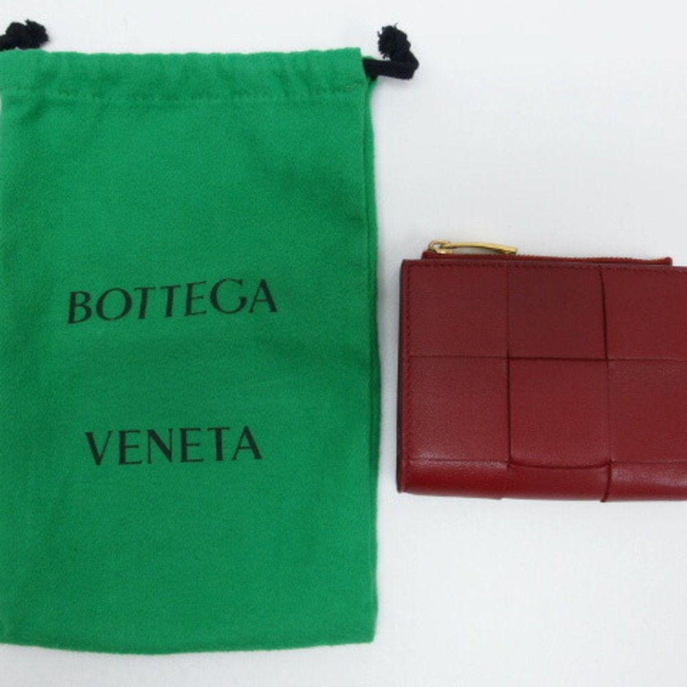 Bottega Veneta Maxi Intrecciato Cassette Bi-fold Compact Wallet - Picture 3 of 10